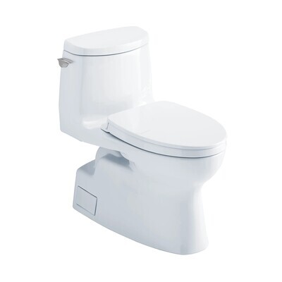 TOTO - Carlyle® II 1G® One-Piece Toilet, 1.0 GPF, Cotton White MS614124CUFRG#01