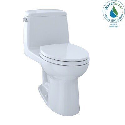 TOTO - Eco UltraMax® One-Piece Toilet, 1.28 GPF, Cotton White MS854114EG#01