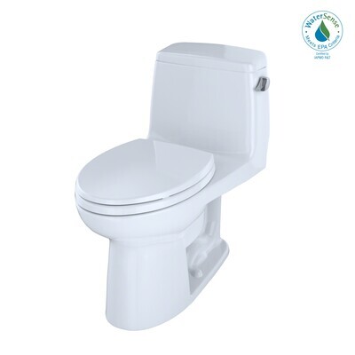 TOTO - Eco UltraMax® One-Piece Toilet, ADA Height, 1.28 GPF, Cotton White, MS854114ELR#01