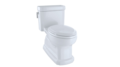 TOTO - Guinevere® One-Piece Toilet, 1.28 GPF, ELONGATED BOWL, Cotton White MS974224CEFG#01