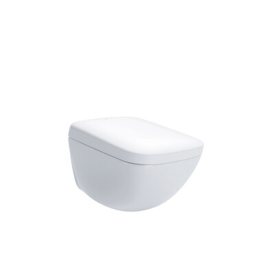 TOTO - NEOREST® WX1™ Dual Flush 1.2 or 0.8 GPF Wall-Hung Toilet with Integrated Bidet Seat and eWater+®, Cotton White CWT9538CEMFG#01