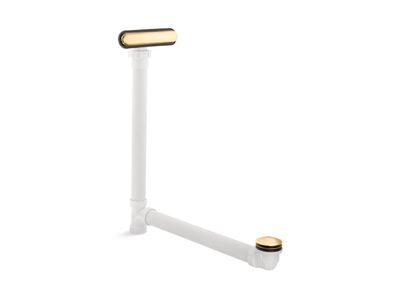 KOHLER - Clearflo Slotted Overflow Bath Drain Vibrant Brushed Moderne Brass 7272-2MB