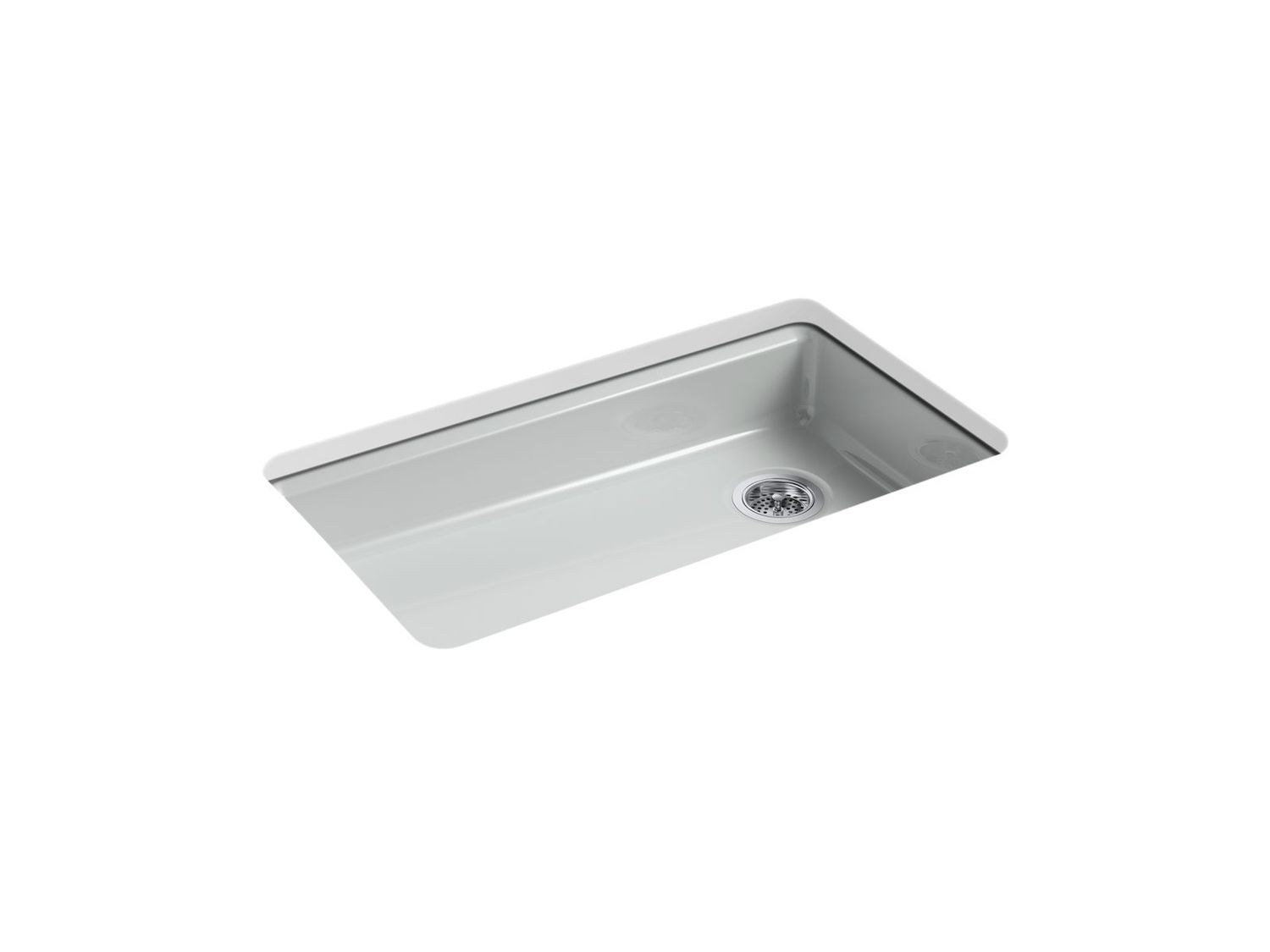 KOHLER - Riverby® 33  Single Basin Sink Ice Grey 8689-5U-95