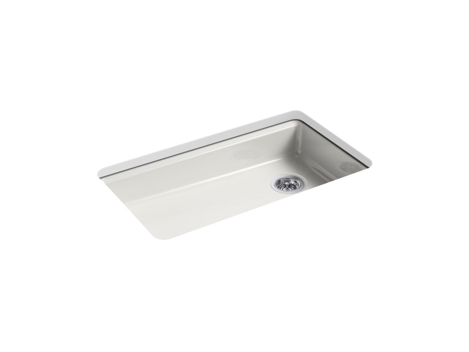 KOHLER - Riverby® 33  Single Basin Sink Sea Salt 8689-5U-FF