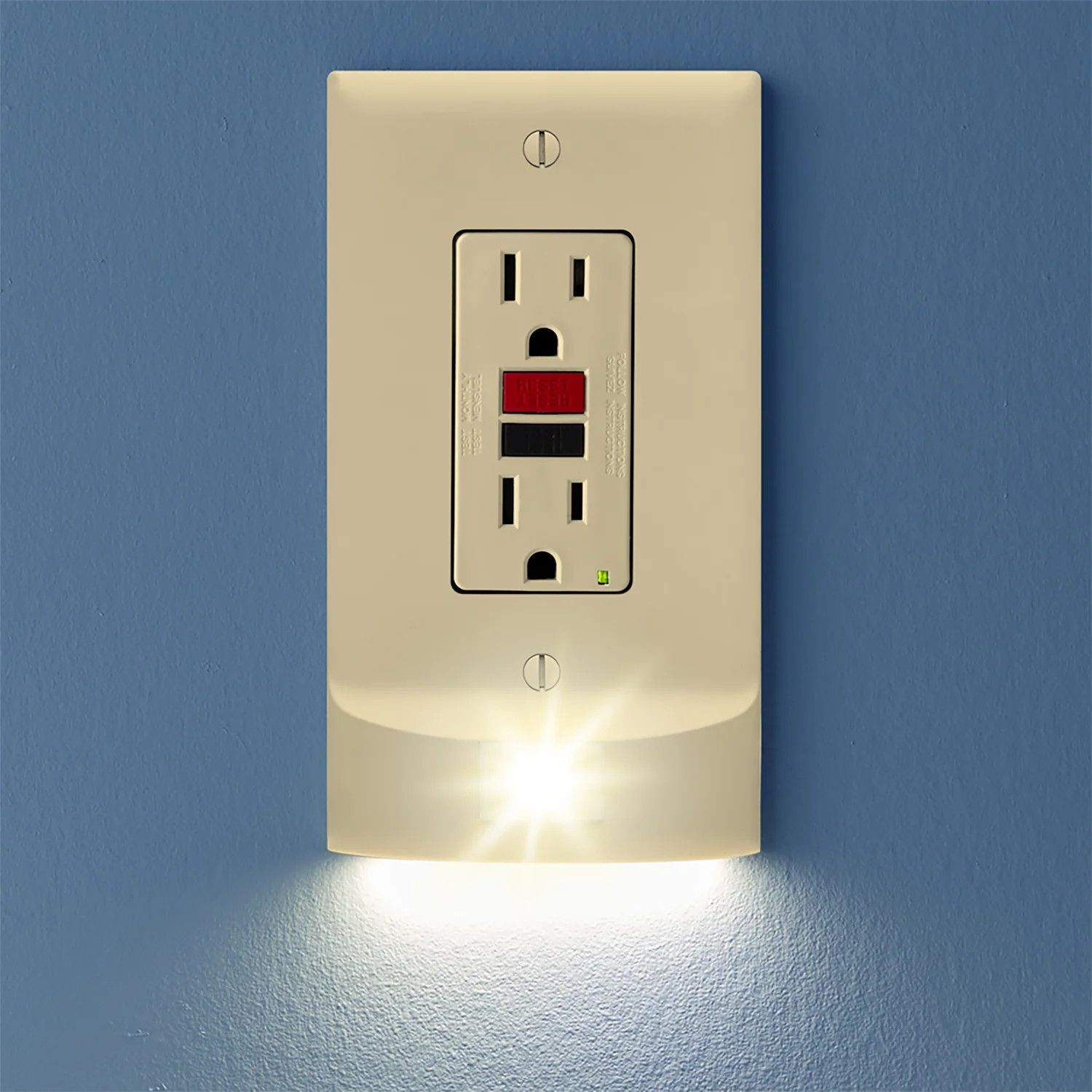 SNAP POWER - StormLight  - Ivory, GFCI  01-O1SL-FIV-SM10