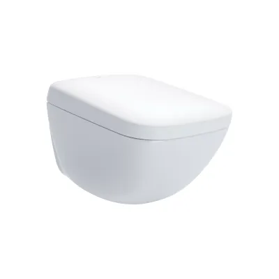 TOTO - NEOREST® WX1™ Dual Flush 1.2 or 0.8 GPF Wall-Hung Toilet with Integrated Bidet Seat and eWater+®, Cotton White CWT9538CEMFG#01