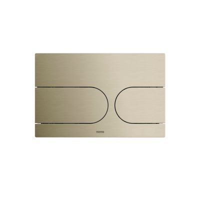 TOTO - Nickel Push Button Plate for NEOREST In-Wall Tank Unit, White Glass YT990#N