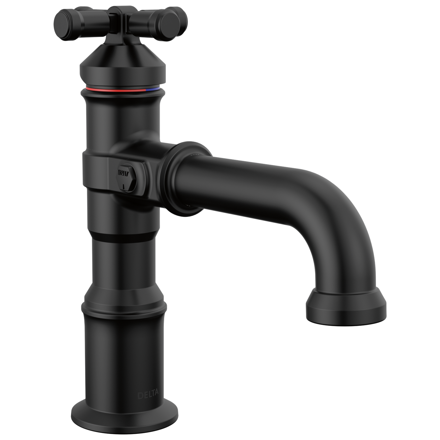 DELTA - Broderick™: Single Handle Bathroom Faucet 587, Color: Matte Black