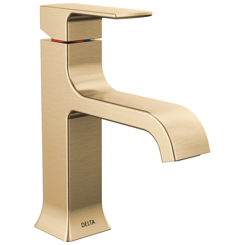 DELTA - Velum™: Single Handle Bathroom Faucet Champagne Bronze 539-CZMPU-DST