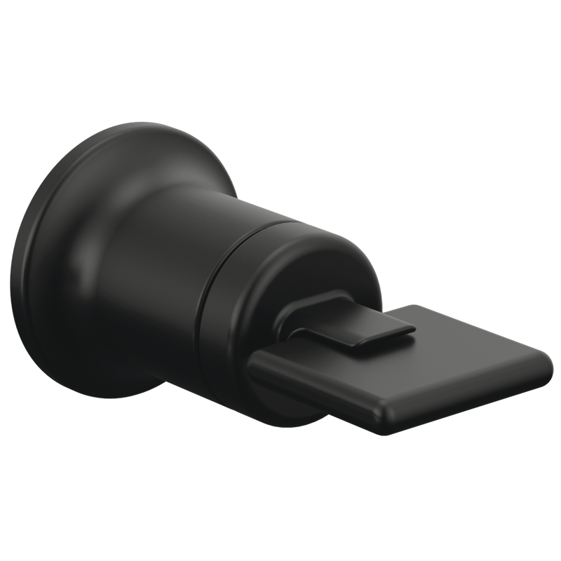 BRIZO - Allaria®: Two-Hole, Single-Handle Wall Mount Lavatory Faucet Knob Handle Kit Matte Black HK5867-BL