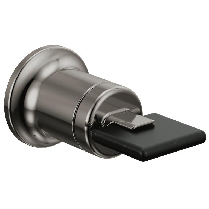 BRIZO - Allaria®: Two-Hole, Single-Handle Wall Mount Lavatory Faucet Knob Handle Kit Brilliance Black Onyx / Matte Black HK5867-BNXBL