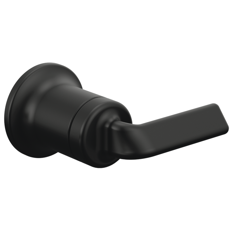 BRIZO - Allaria®: Two-Hole, Single-Handle Wall Mount Lavatory Faucet Twist Handle Kit Matte Black HL5867-BL