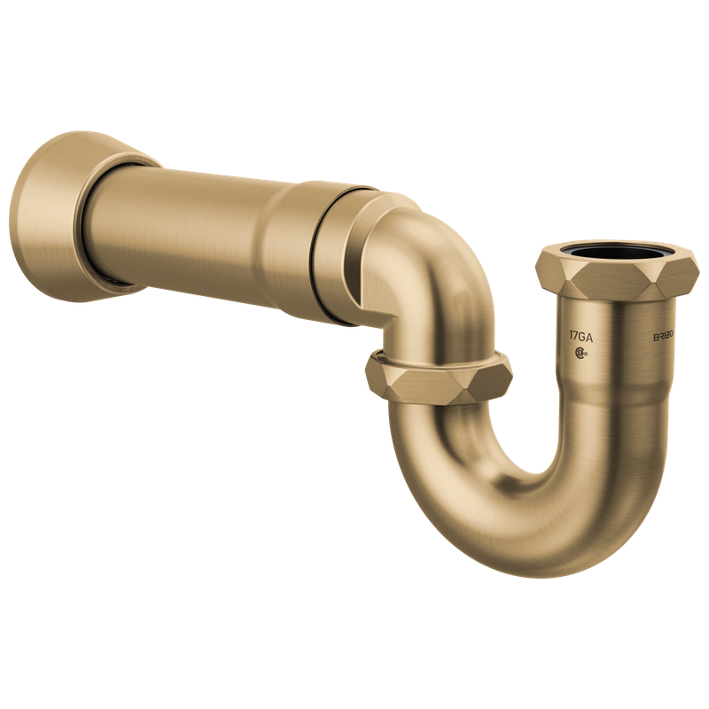 BRIZO - Other: 17-Gauge P-Trap with Flange Luxe Gold BT031121-GL