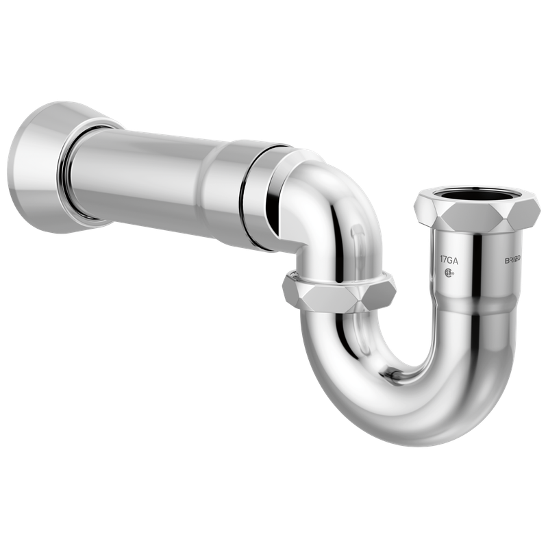 BRIZO - Other: 17-Gauge P-Trap with Flange Chrome BT031121-PC