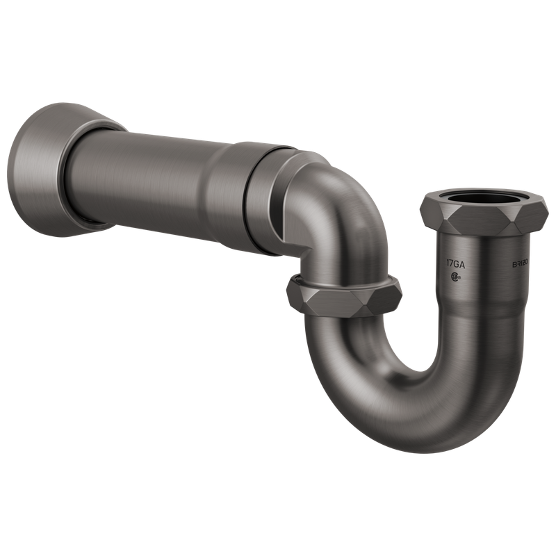 BRIZO - Other: 17-Gauge P-Trap with Flange Luxe Steel BT031121-SL