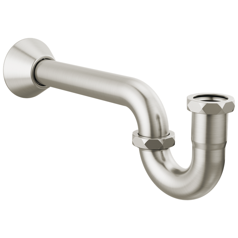 BRIZO - Other: 20-Gauge P-Trap with Flange  Brushed Nickel BT031141-BN