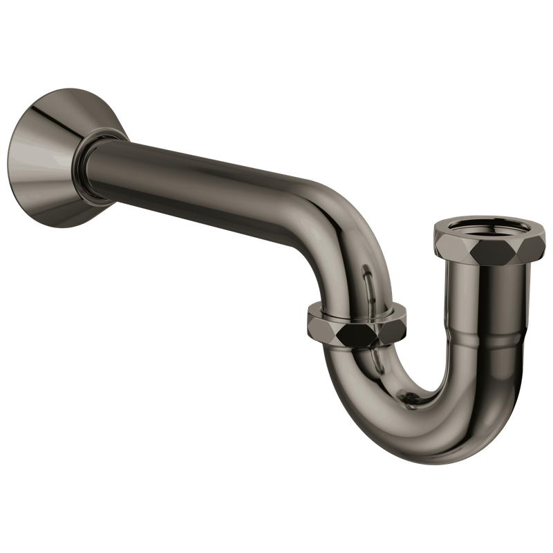BRIZO - Other: 20-Gauge P-Trap with Flange  Brilliance Black Onyx BT031141-BNX