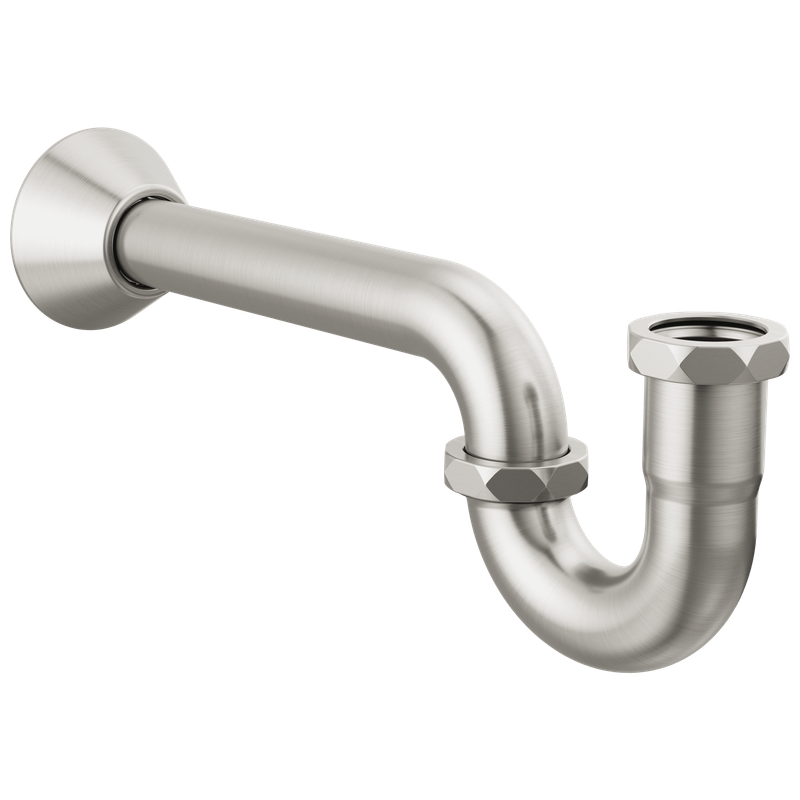 BRIZO - Other: 20-Gauge P-Trap with Flange  Luxe Nickel BT031141-NK