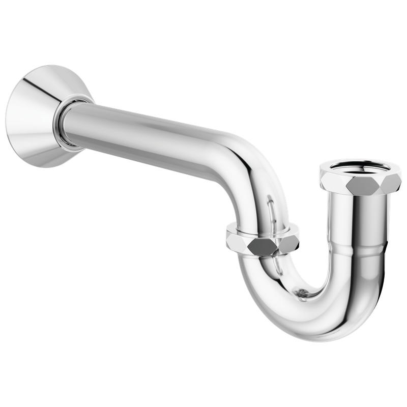 BRIZO - Other: 20-Gauge P-Trap with Flange  Chrome BT031141-PC