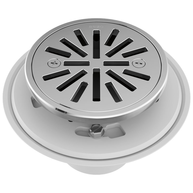BRIZO - Other: 4" Tile-In Round Shower Drain Chrome BT061414-PC
