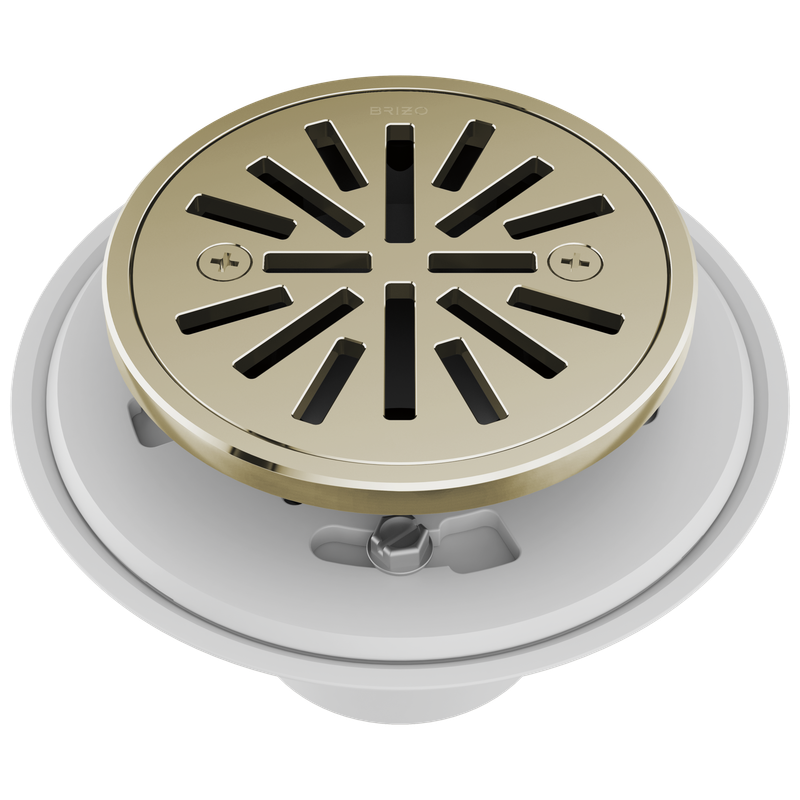 BRIZO - Other: 4" Tile-In Round Shower Drain Polished Nickel BT061414-PN