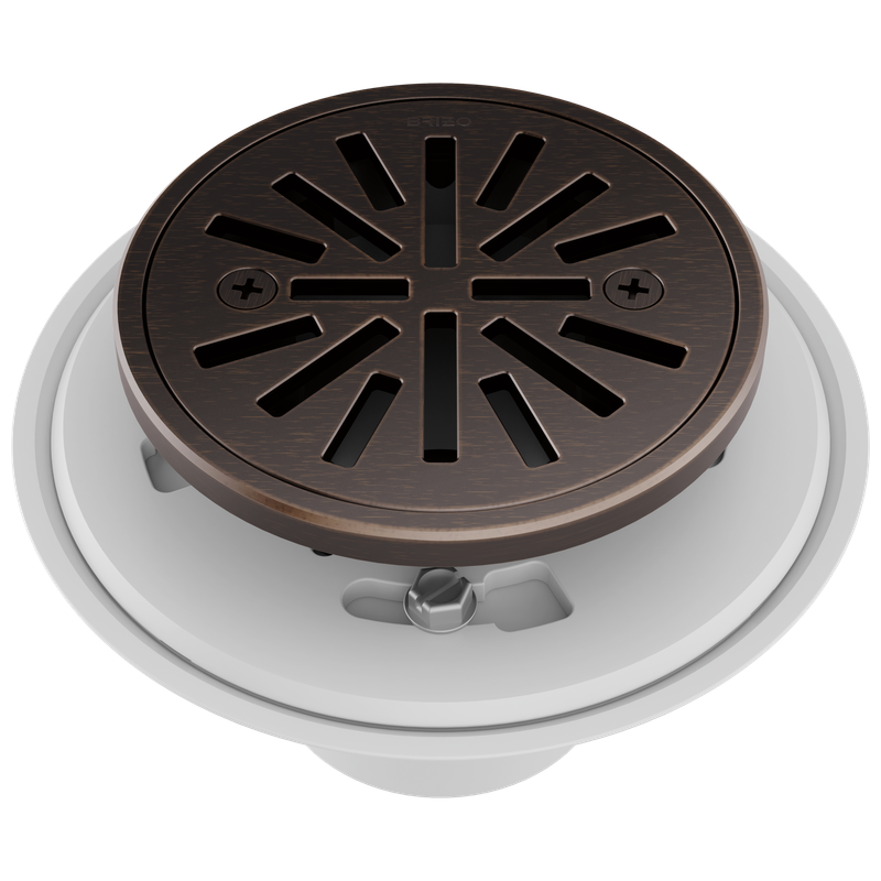 BRIZO - Other: 4" Tile-In Round Shower Drain Venetian Bronze BT061414-RB
