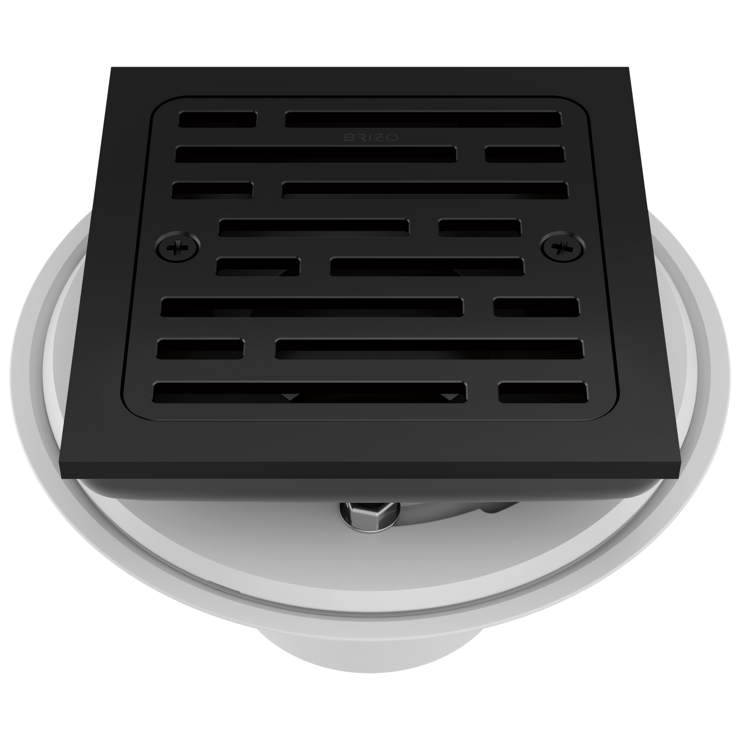 BRIZO - Other: 4" Tile-In Square Shower Drain Matte Black BT062415-BL