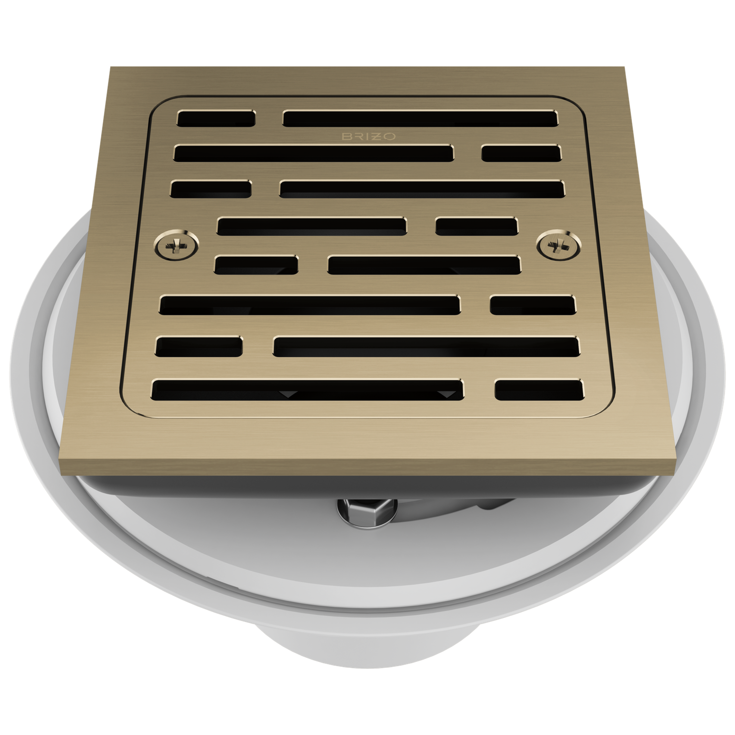 BRIZO - Other: 4" Tile-In Square Shower Drain Luxe Gold BT062415-GL