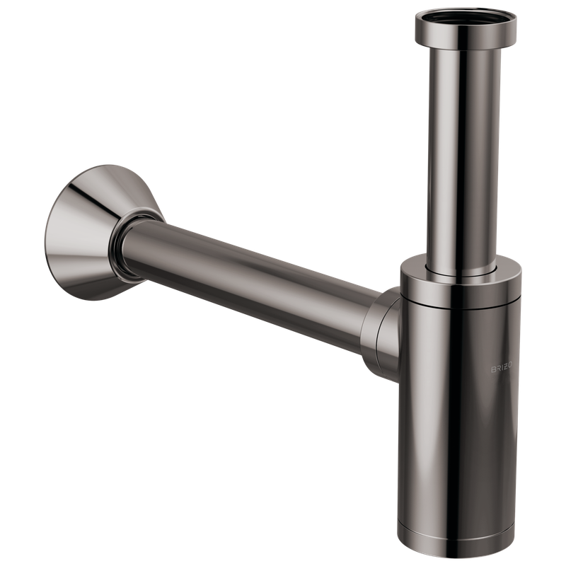 BRIZO - Other: Bottle Trap with Flange Brilliance Black Onyx BT041142-BNX