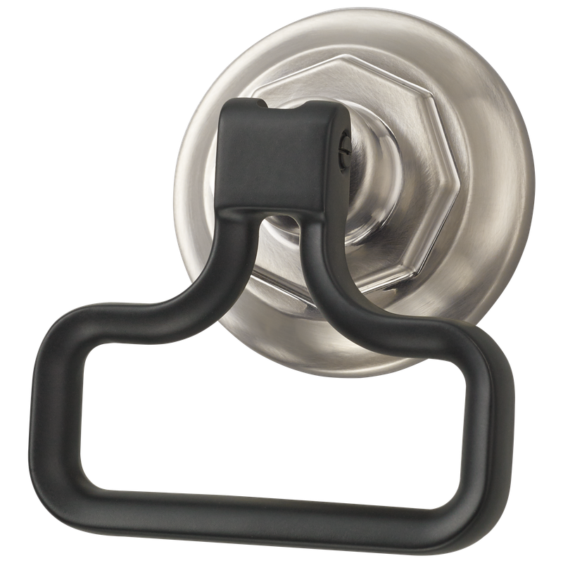 BRIZO - Rook®: Drawer Knob Luxe Nickel  /Matte Black 699261-NKBL