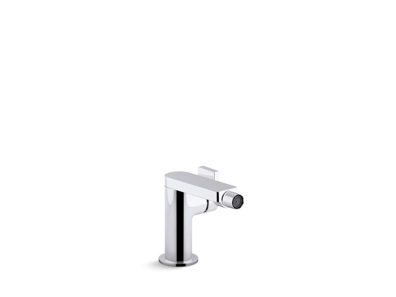KOHLER - Composed™ Single-Hdl Bidet Faucet, Lvr Polished Chrome 73176-4-CP