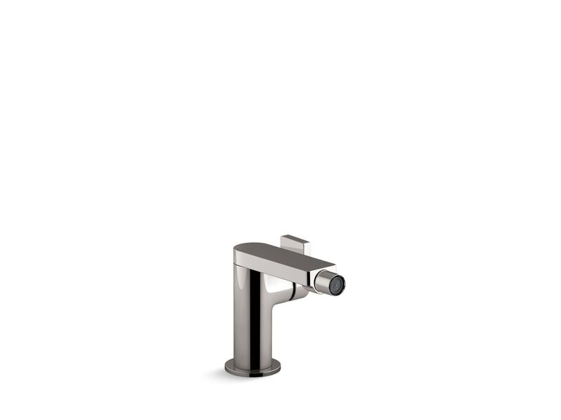 KOHLER - Composed™ Single-Hdl Bidet Faucet, Lvr VIBRANT TITANIUM 73176-4-TT