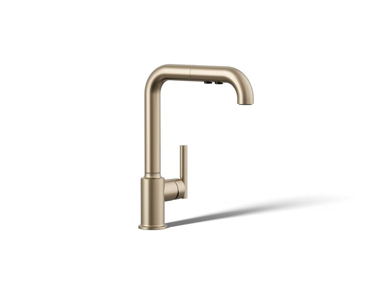 KOHLER - Purist® Primary Pullout VIBRANT BRUSHED BRONZE 7505-BV