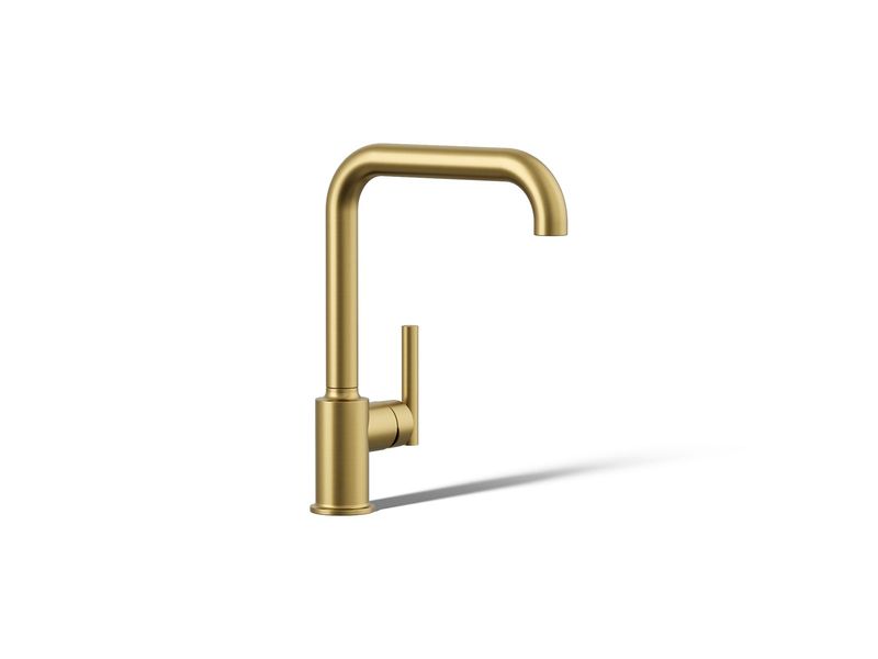 KOHLER - Purist® Primary Swing Spout, Wo/Spray VIBRANT BRUSHED MODERNE BRASS 7507-2MB