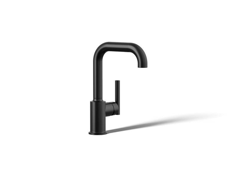 KOHLER - Purist® Secondary Swing Spout, Wo/Spray Matte Black 7509-BL