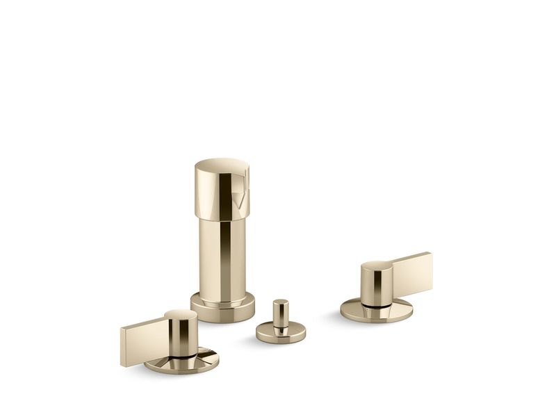 KOHLER - Components® 2H 8  Wdsprd Bid Fct French Gold 77983-4-AF