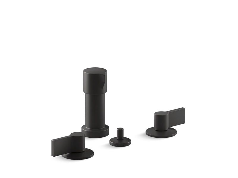 KOHLER - Components™ 2H 8  Wdsprd Bid Fct Matte Black 77983-4-BL