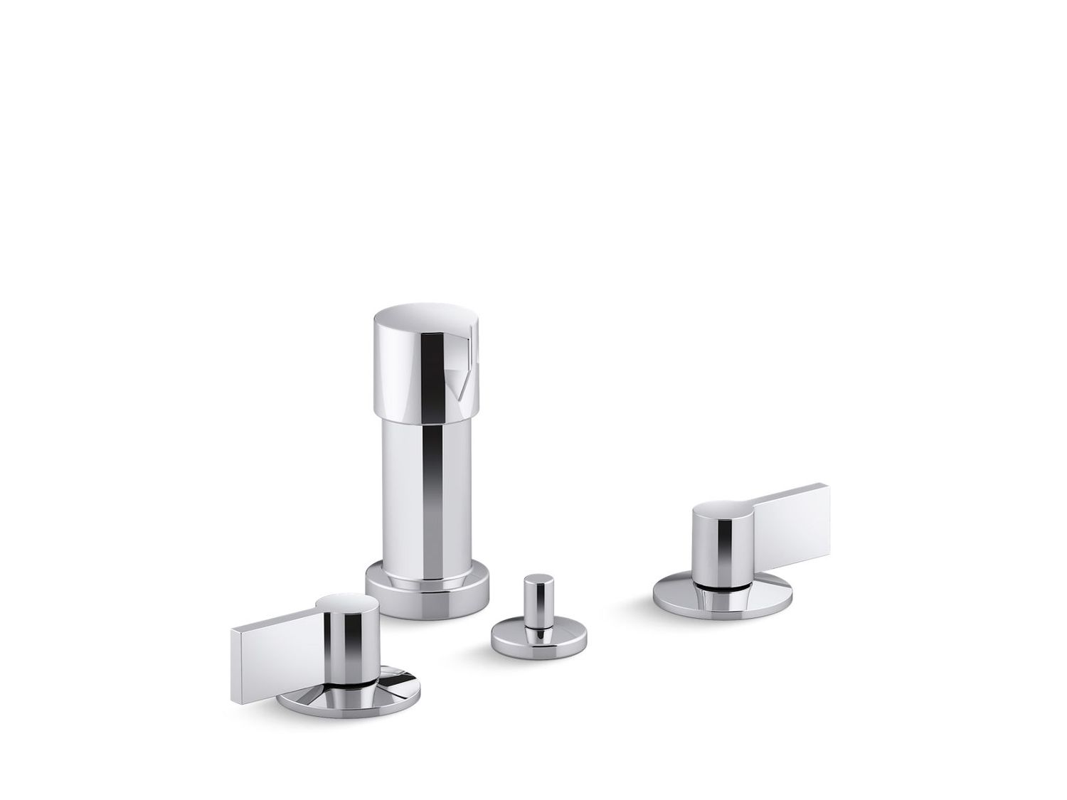 KOHLER - Components™ 2H 8  Wdsprd Bid Fct Polished Chrome 77983-4-CP
