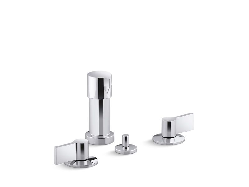 KOHLER - Components™ 2H 8  Wdsprd Bid Fct Polished Chrome 77983-4-CP