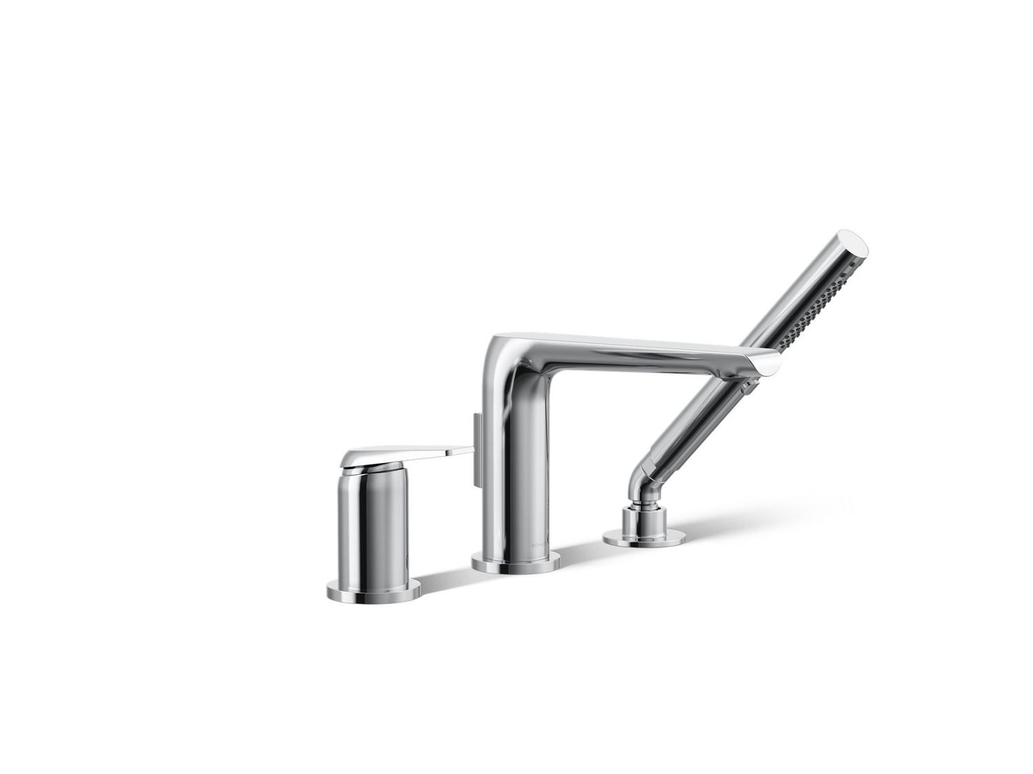 KOHLER - Avid® 3 Hole Bath Filler W/ Handshower Polished Chrome 97360-4-CP