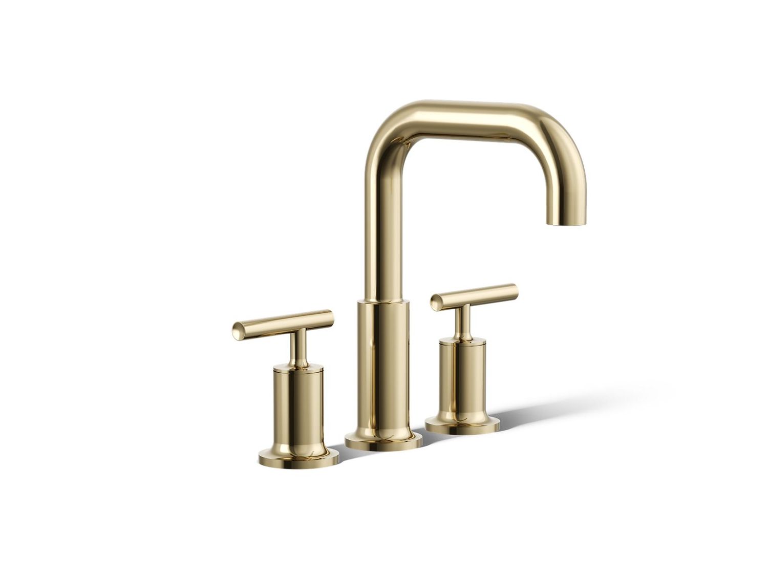 KOHLER - Purist® Deck-Mount Faucet Trim French Gold T14428-4-AF