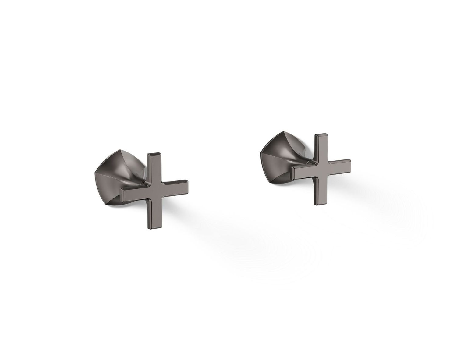 KOHLER - Occasion™ Wall Mount Cross Handles VIBRANT TITANIUM T27013-3-TT