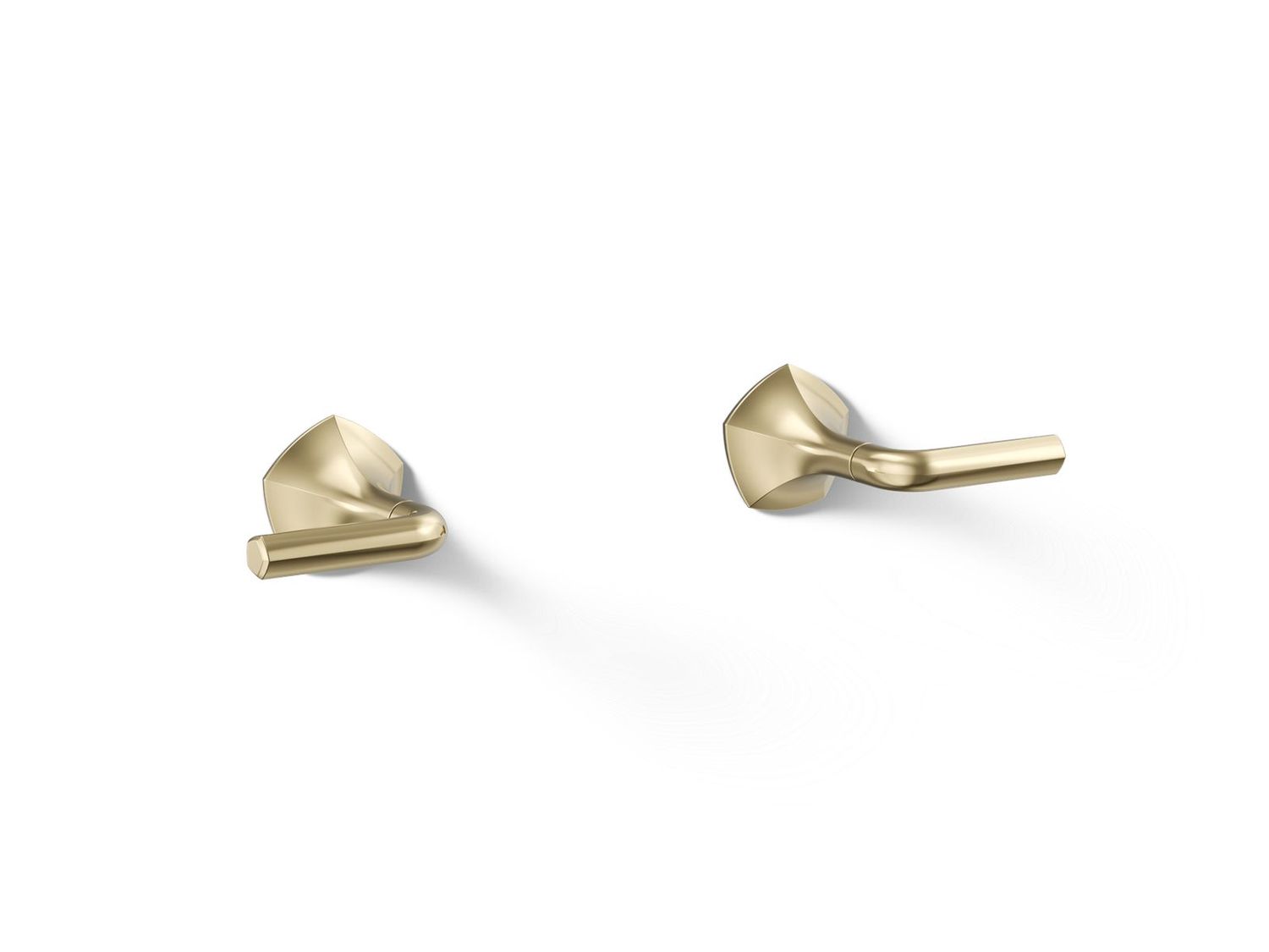 KOHLER - Occasion™ Wall Mount Lever Handles French Gold T27013-4-AF