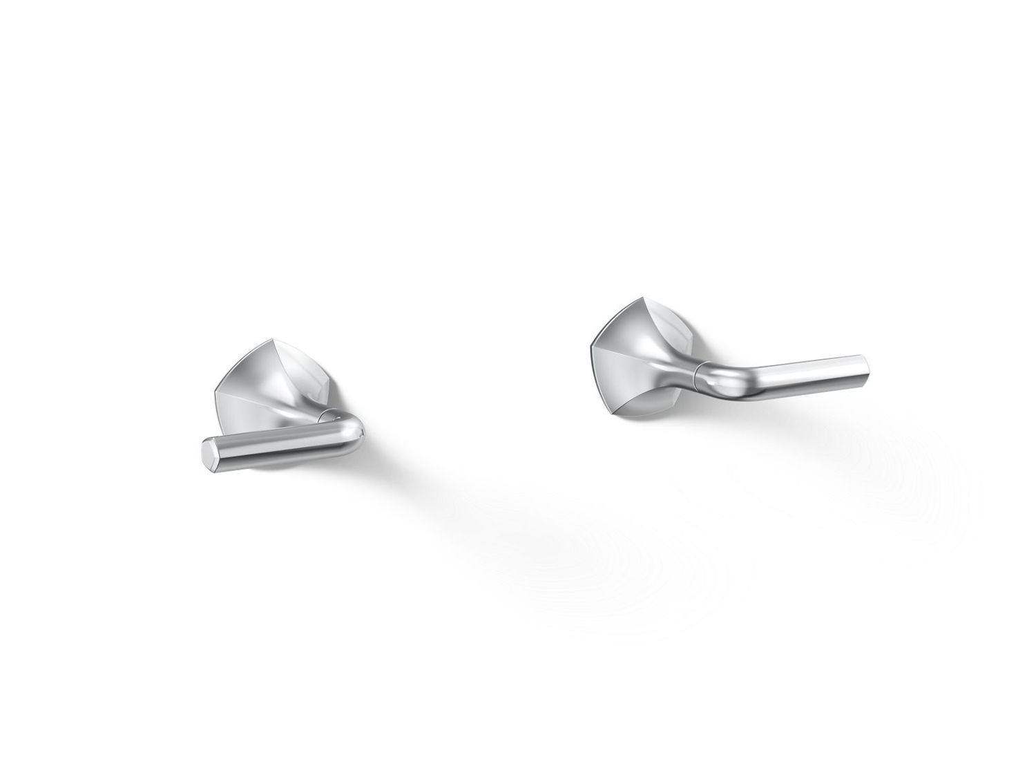 KOHLER - Occasion™ Wall Mount Lever Handles Polished Chrome T27013-4-CP