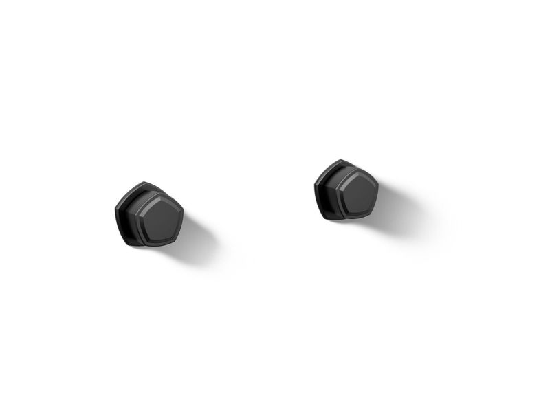 KOHLER - Occasion™ Wall Mount Knob Handles Matte Black T27013-9-BL