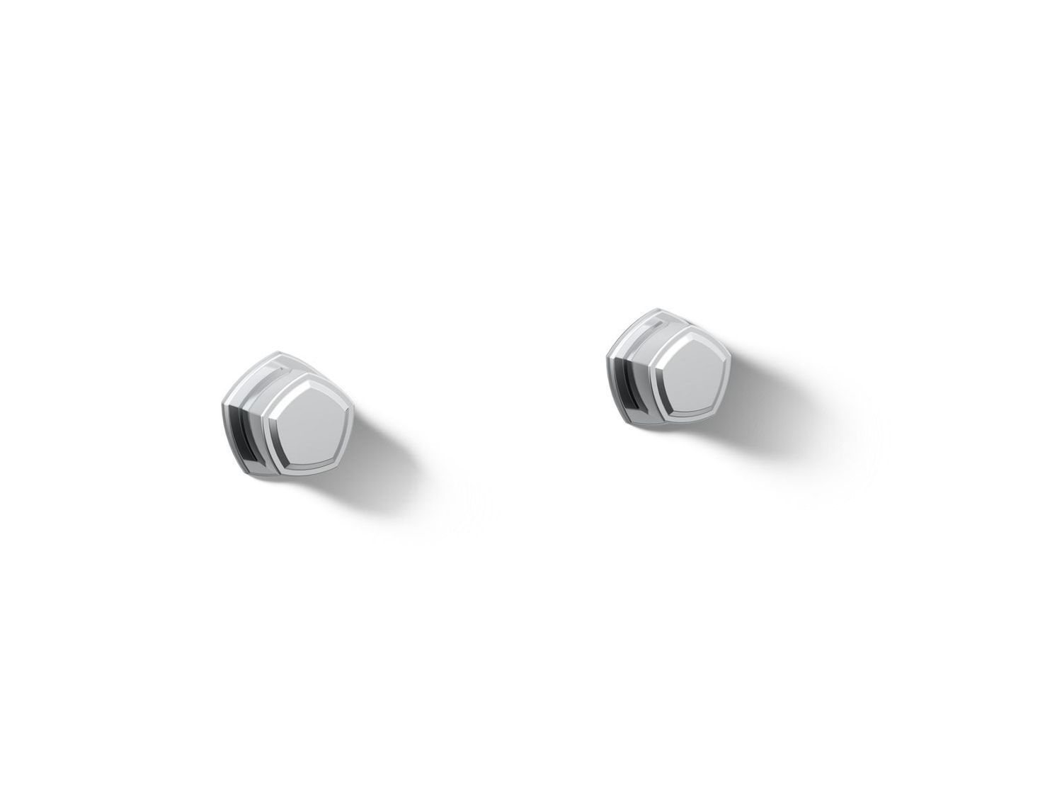 KOHLER - Occasion™ Wall Mount Knob Handles Polished Chrome T27013-9-CP
