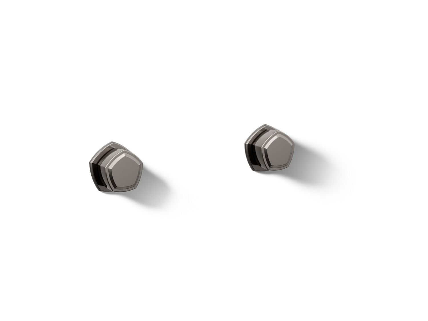 KOHLER - Occasion™ Wall Mount Knob Handles VIBRANT TITANIUM T27013-9-TT