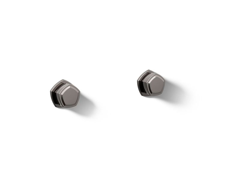 KOHLER - Occasion™ Wall Mount Knob Handles VIBRANT TITANIUM T27013-9-TT