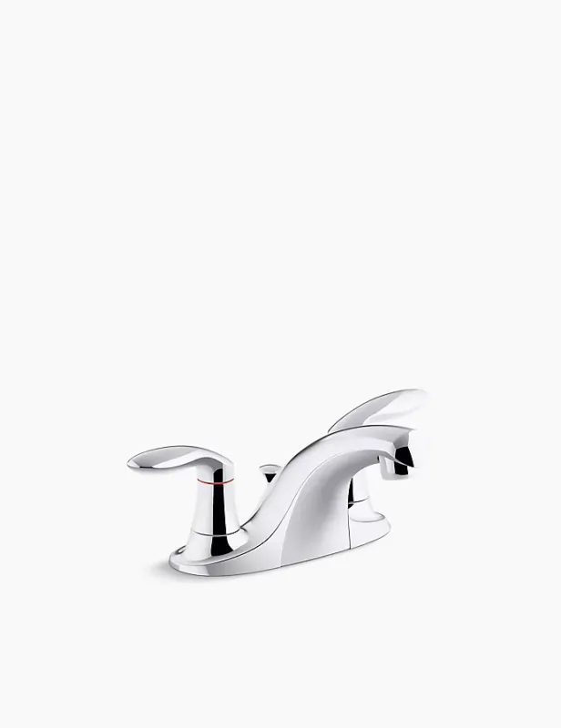 KOHLER - Coralais® 2H Centerset Lav Faucet Polished Chrome P15241-4DRA-CP