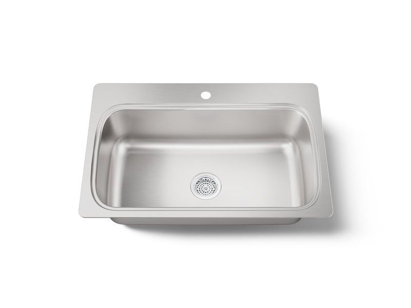 KOHLER - Verse™ 33X22 Single Basin Ss Sink 1-Hole NA 20060-1-NA